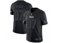 Limited Men's Alan Branch New England Patriots Nike Jersey - Black Impact Vapor Untouchable