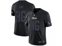 Limited Men's Brandon King New England Patriots Nike Jersey - Black Impact Vapor Untouchable