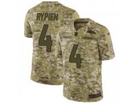 Limited Men's Brett Rypien Denver Broncos Nike 2018 Salute to Service Jersey - Camo