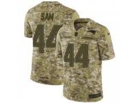 Limited Men's Christian Sam New England Patriots Nike 2018 Salute to Service Jersey - Camo