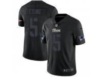 Limited Men's Danny Etling New England Patriots Nike Jersey - Black Impact Vapor Untouchable