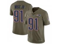 Limited Men's Deatrich Wise Jr. New England Patriots Nike 2017 Salute to Service Jersey - Green