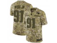 Limited Men's Deatrich Wise Jr. New England Patriots Nike 2018 Salute to Service Jersey - Camo