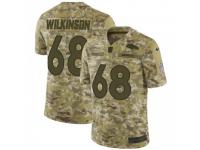 Limited Men's Elijah Wilkinson Denver Broncos Nike 2018 Salute to Service Jersey - Camo