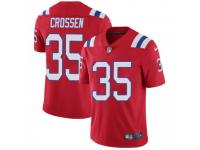 Limited Men's Keion Crossen New England Patriots Nike Vapor Untouchable Alternate Jersey - Red