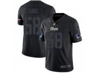 Limited Men's Keionta Davis New England Patriots Nike Jersey - Black Impact Vapor Untouchable