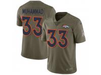 Limited Men's Khalfani Muhammad Denver Broncos Nike 2017 Salute to Service Jersey - Green