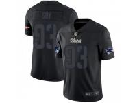 Limited Men's Lawrence Guy New England Patriots Nike Jersey - Black Impact Vapor Untouchable