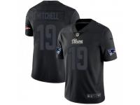 Limited Men's Malcolm Mitchell New England Patriots Nike Jersey - Black Impact Vapor Untouchable