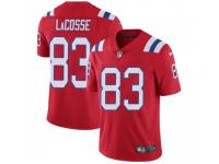 Limited Men's Matt LaCosse New England Patriots Nike Vapor Untouchable Alternate Jersey - Red