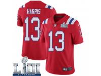 Limited Men's Maurice Harris New England Patriots Nike Super Bowl LIII Vapor Untouchable Alternate Jersey - Red