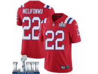 Limited Men's Obi Melifonwu New England Patriots Nike Super Bowl LIII Vapor Untouchable Alternate Jersey - Red