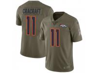 Limited Men's River Cracraft Denver Broncos Nike 2017 Salute to Service Jersey - Green