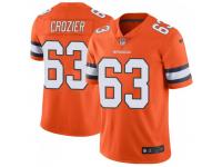 Limited Men's Ryan Crozier Denver Broncos Nike Color Rush Vapor Untouchable Jersey - Orange