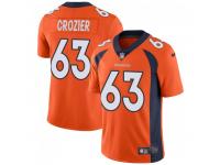 Limited Men's Ryan Crozier Denver Broncos Nike Team Color Vapor Untouchable Jersey - Orange