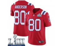 Limited Men's Stephen Anderson New England Patriots Nike Super Bowl LIII Vapor Untouchable Alternate Jersey - Red