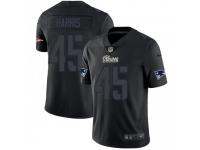 Limited Men's Trent Harris New England Patriots Nike Jersey - Black Impact Vapor Untouchable