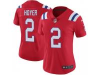 Limited Women's Brian Hoyer New England Patriots Nike Vapor Untouchable Alternate Jersey - Red