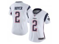 Limited Women's Brian Hoyer New England Patriots Nike Vapor Untouchable Jersey - White