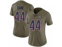 Limited Women's Christian Sam New England Patriots Nike 2017 Salute to Service Jersey - Green