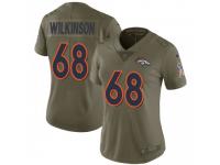 Limited Women's Elijah Wilkinson Denver Broncos Nike 2017 Salute to Service Jersey - Green