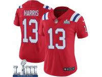 Limited Women's Maurice Harris New England Patriots Nike Super Bowl LIII Vapor Untouchable Alternate Jersey - Red