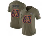 Limited Women's Ryan Crozier Denver Broncos Nike 2017 Salute to Service Jersey - Green