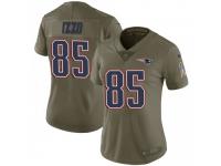 Limited Women's Ryan Izzo New England Patriots Nike 2017 Salute to Service Jersey - Green