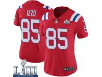 Limited Women's Ryan Izzo New England Patriots Nike Super Bowl LIII Vapor Untouchable Alternate Jersey - Red