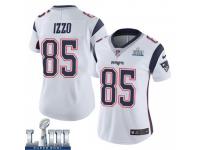 Limited Women's Ryan Izzo New England Patriots Nike Super Bowl LIII Vapor Untouchable Jersey - White