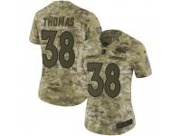 Limited Women's Shamarko Thomas Denver Broncos Nike 2018 Salute to Service Jersey - Camo