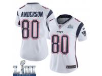 Limited Women's Stephen Anderson New England Patriots Nike Super Bowl LIII Vapor Untouchable Jersey - White