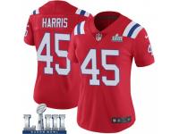 Limited Women's Trent Harris New England Patriots Nike Super Bowl LIII Vapor Untouchable Alternate Jersey - Red