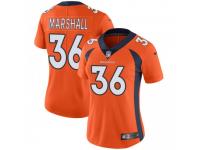 Limited Women's Trey Marshall Denver Broncos Nike Team Color Vapor Untouchable Jersey - Orange