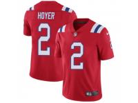 Limited Youth Brian Hoyer New England Patriots Nike Vapor Untouchable Alternate Jersey - Red