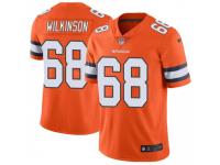 Limited Youth Elijah Wilkinson Denver Broncos Nike Color Rush Vapor Untouchable Jersey - Orange