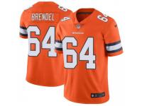 Limited Youth Jake Brendel Denver Broncos Nike Color Rush Vapor Untouchable Jersey - Orange