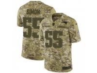 Limited Youth John Simon New England Patriots Nike 2018 Salute to Service Jersey - Camo