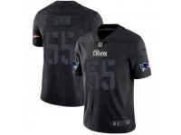 Limited Youth John Simon New England Patriots Nike Jersey - Black Impact Vapor Untouchable