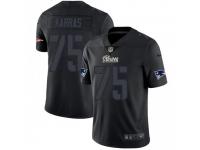 Limited Youth Ted Karras New England Patriots Nike Jersey - Black Impact Vapor Untouchable