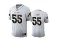 Men Bradley Chubb Broncos White 100th Season Golden Edition Jersey