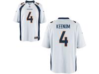 Men Game Case Keenum #4 Nike White Home Jersey - NFL Denver Broncos