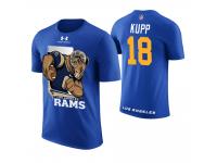 Men Los Angeles Rams Cooper Kupp #18 Royal Cartoon And Comic Artistic Painting T-Shirt