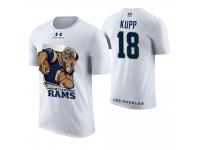 Men Los Angeles Rams Cooper Kupp #18 White Cartoon And Comic Artistic Painting T-Shirt