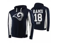 Men Los Angeles Rams Cooper Kupp Navy Team Iconic Pullover Hoodie