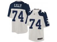 Men NFL Dallas Cowboys #74 Bob Lilly Throwback Nike White Limited Jersey