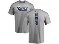 Men Nike Cooper Kupp Ash Backer - NFL Los Angeles Rams #18 T-Shirt