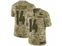 Men Nike Denver Broncos #14 Courtland Sutton Limited Camo 2018 Salute to Service NFL Jersey