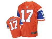 Men Nike Denver Broncos #17 Brock Osweiler Game Orange Jersey