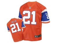 Men Nike Denver Broncos #21 Aqib Talib Game Orange Jersey